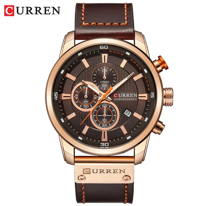 Luxury Chronograph Quartz Watch Men